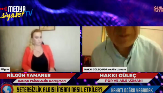 Medya Siyaset TV-Yetersizlik algısı insanı nasıl etkiler Nilgün Yamaner & Hakkı Güleç